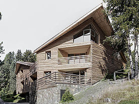 Casa in legno moderna 2 piani lignoalp