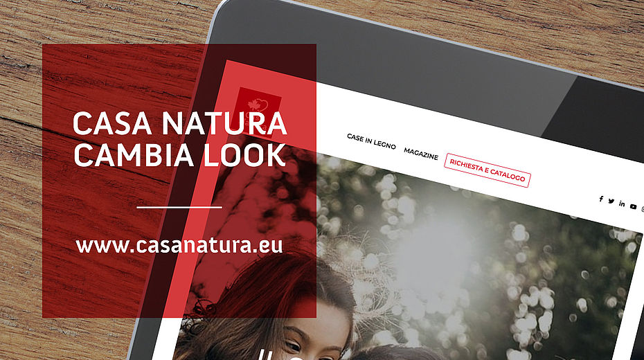 Nuovo marchio, sito, colore e comunicazione. Casa Natura cambia volto.