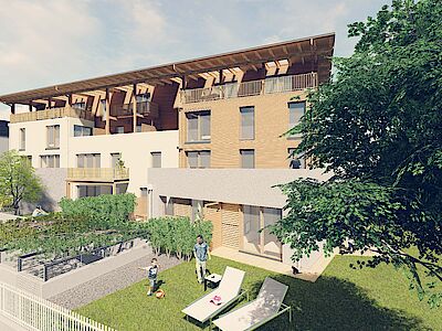 edificio in legno
