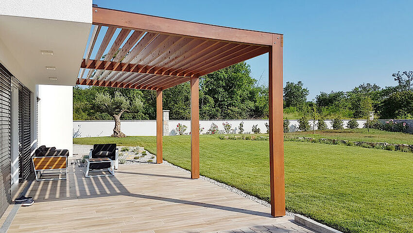 pergola in legno