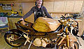 Realizza una moto Yamaha in legno