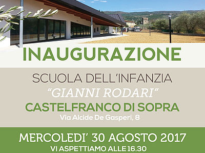 Inaugurazione Scuola in Legno a Castelfranco (AR)