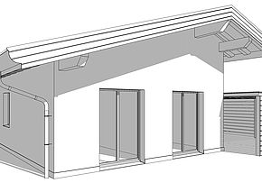 Architetto Cesare Rossi - VILLA LEGNO 160.0