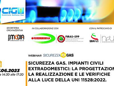 WEBINAR - La nuova UNI 11528:22 - Impianti gas oltre i 35 kW