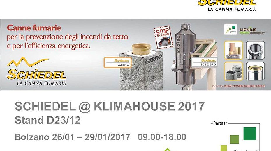 Schiedel a Klimahouse 2017