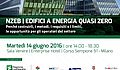 14/06/16: MyDATEC SPONSOR AL CONVEGNO NZEB 