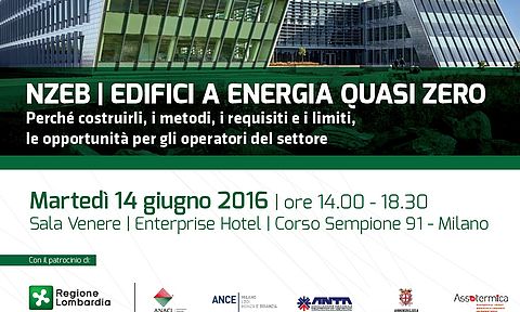 14/06/16: MyDATEC SPONSOR AL CONVEGNO NZEB 