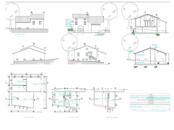 Studio De Rosso Progettazione - Costruzione Fabbricato residenziale con annesso rustico