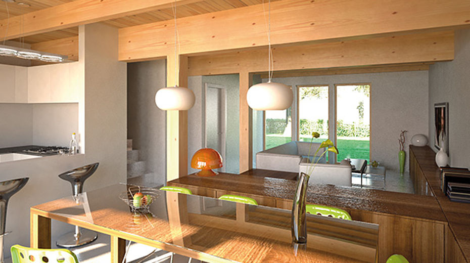 La casa del futuro è prefabbricata in legno