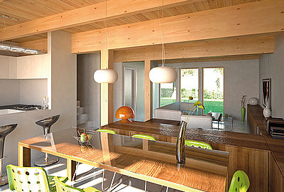 La casa del futuro è prefabbricata in legno La casa del futuro è prefabbricata in legno