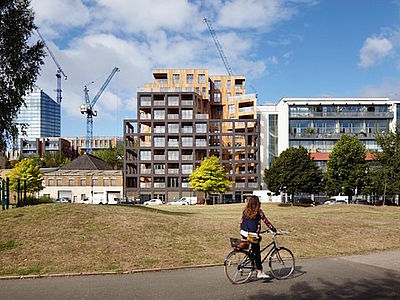 The Cube è l'edificio in legno lamellare più alto d'Europa