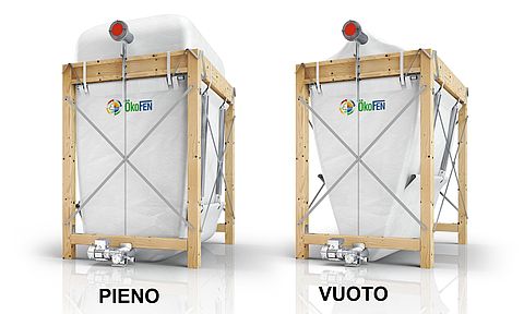 Il serbatoio pellet: Felxilo Compact