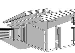 Architetto Cesare Rossi - VILLA LEGNO 160.0