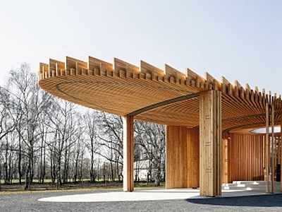 A Landau una struttura religiosa in legno