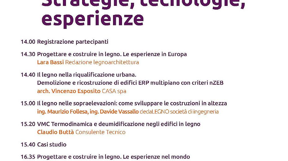 Arl presenta il suo caso studio al forum legnoarchitettura 2019